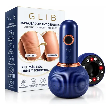 Masajeador Anticelulitis Drenaje Linfático Succión Ventosa Azul