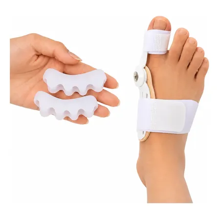 Pack Corrector Juanetes Separador Y Férulas Blanco M