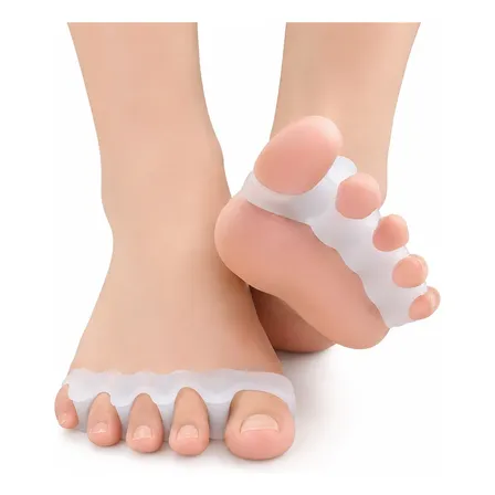 Protector Para Juanetes Separador Silicona X1 Par Blanco