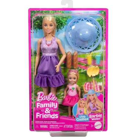 Set De Juego Jbf43 Picnic Con Chelsea Barbie Mattel