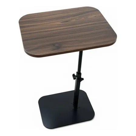 Mesa Escritorio Portátil Para Notebook Regulable 40x30 Marrón Oscuro