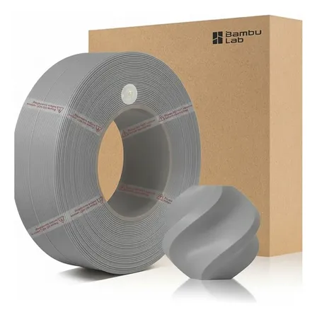 Filamento 3d Pla Lite Refill 1kg Bambu Lab Gris