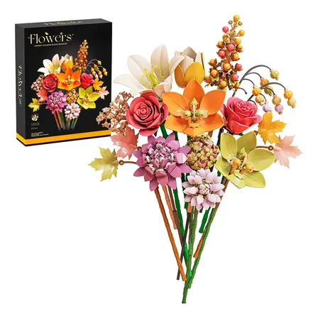Set Bloques Ramo Flores 813 Piezas 813