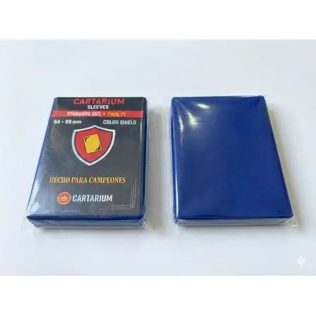 Sleeves Folios Cartarium Colores Standard X75u Pokemon Magic Azul