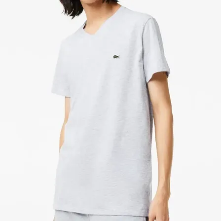 Remera Lacoste Th6710 Con Logo Estampado Para Hombre