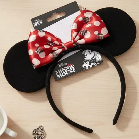 Vincha Orejas Minnie Mouse Moño Brillo Disney Color Minnie Dmi7974