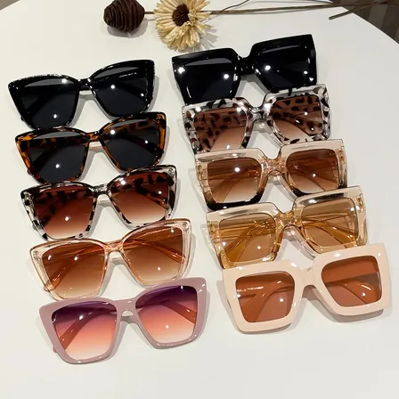 Anteojos De Sol Pack X10 Plástico Liviano Unisex Multicolor