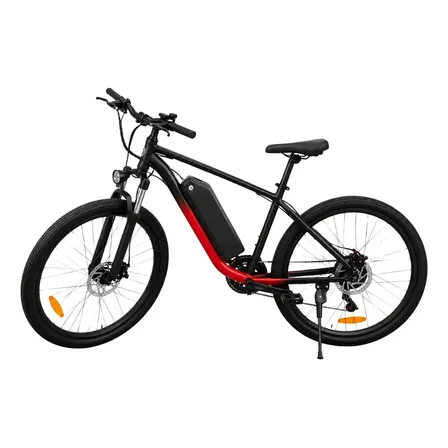 Bicicleta Eléctrica Mountain Bike Con Freno A Disco Acubat Rojo 26