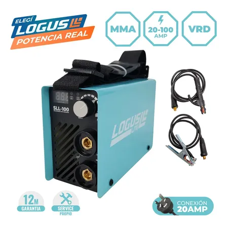 Soldadora Electrica Logus Lite 20-100amp Sll-100 MMA