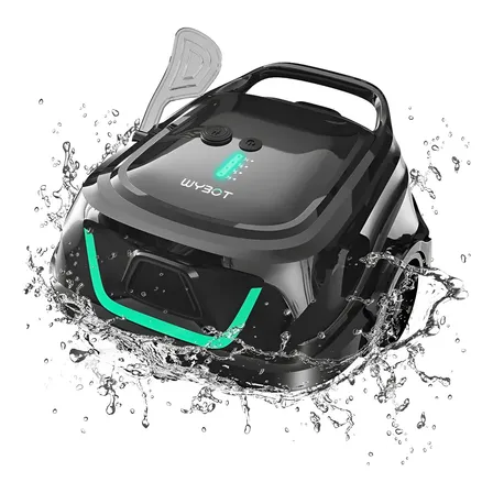 Limpiador De Piletas Wybot A1 Robot Inalámbrico Limpiafondo Negro