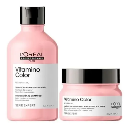 Kit Shampoo + Mascara De Cabello Vitamino Loreal Profesional
