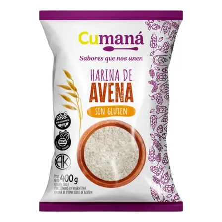Harina De Avena Sin Gluten - Cumana 400 G