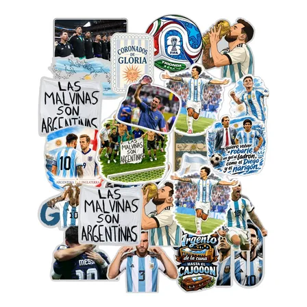 Stickers Mundial 2026 Argentina Inglaterra A Prueba De Agua