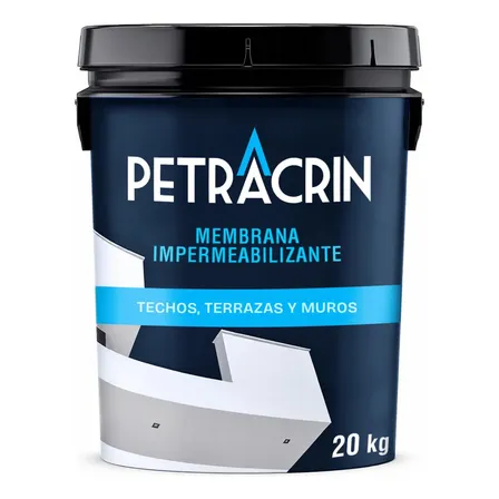 Membrana Líquida Impermeabilizante Petracrin 20Kg Gris Transitable