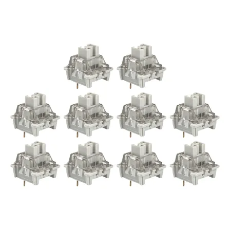 10 Switches Outemu Silver Wood V3 Para Teclado Mecánico