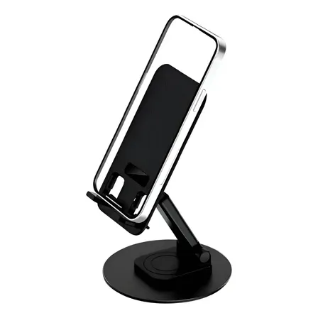 Soporte Tablet Gtc Tbl-006 Negro Aluminio Plegable Negro