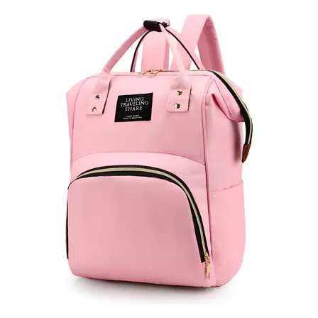 Mochila Pañalera Multifuncional Gran Capacidad Pink Nube