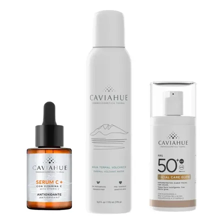 Kit Antioxidante Plus Caviahue Serum C + Agua Termal + Fps50