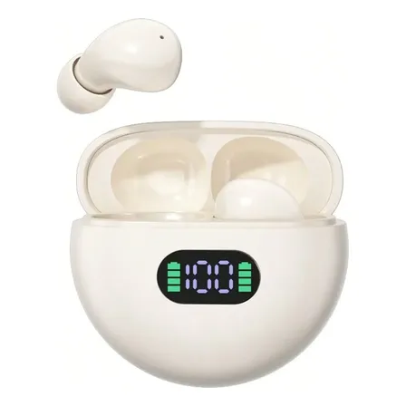 Auriculares Inalámbricos Bluetooth Tws Con Led Khaki