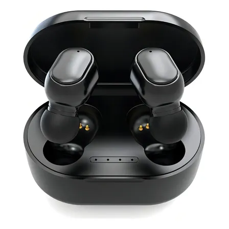 Auriculares In Ear Bluetooth Inalambricos Earbuds Tws A6s Color Negro
