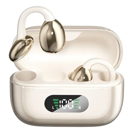 Auriculares Inalámbricos Tws Bluetooth Clip On Golden