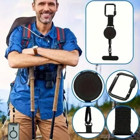 Correa Antirrobo Retráctil Para Celular