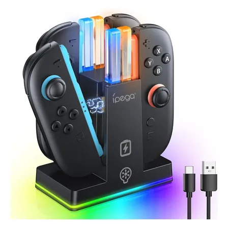 Dock Cargador Ipega Para Mandos Switch Joy-con