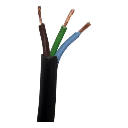 Cable Tipo Taller 3x2.5 Mm Normalizado X 100 Metros Negro