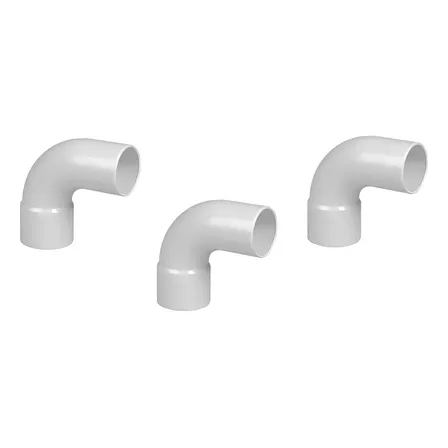 Accesorios Curva 50 X 90º Mh Pvc Blanco Brillante