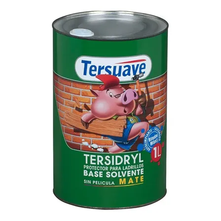 Impermeabilizante Tersuave Incoloro Mate Hidrorepelente Ladrillos Piedras 1L