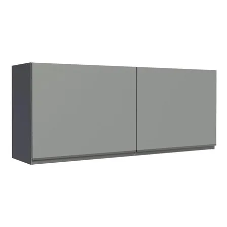 Alacena aérea Madesa Nice 120 x 50 cm 2 puertas gris