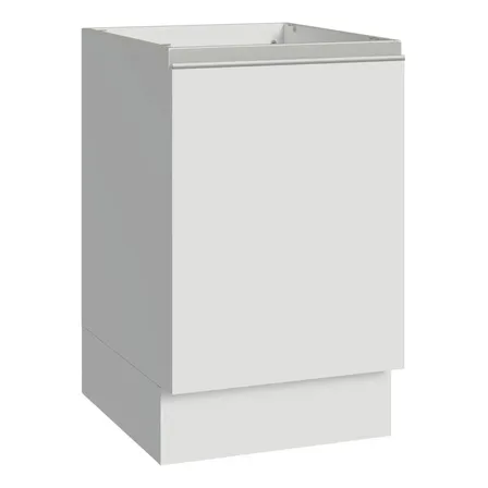 Encimera de cocina de 50 cm con 1 puerta (sin tapa) B Glamy Madesa White