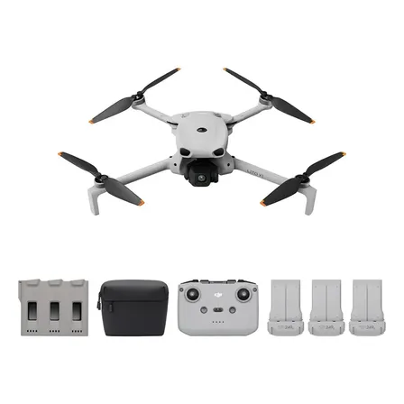 Drone DJI Lito X1 Fly More Combo (Control Remoto DJI RC-N3), Cámara 4K, Detección De Obstáculos, ActiveTrack, Sensor De 1/1.3 Pulgadas, 3 Baterías