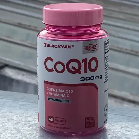 Coq10 300 Mg Blackyak Coenzima Q10 Con Vitamina C X60 Capsul Sin Sabor