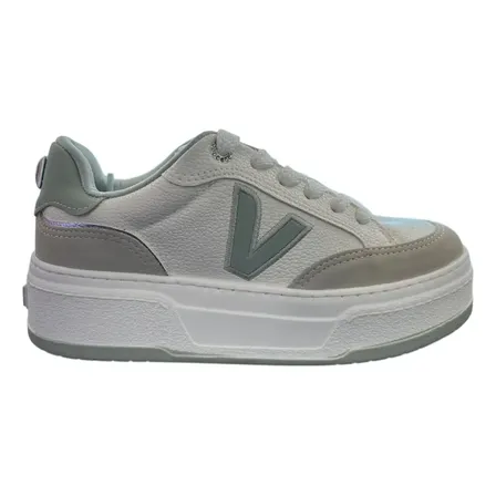 Zapatillas Mujer Urbanas Via Marte 223-011-16 Basalto/milk/plata/pistacchio Liso 40 Ar