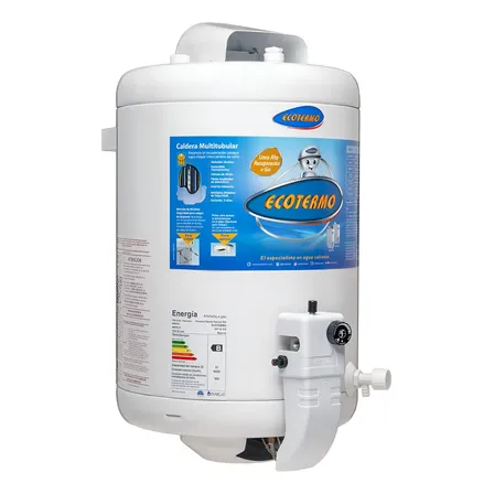 Termotanque a gas natural Ecotermo 51L alta recuperación protección anticorrosiva