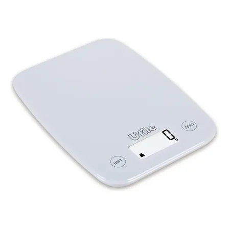 Balanza Digital Para Cocina Plataforma Plástica 5 Kg Utile Blanco