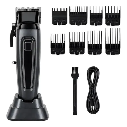 Kit De Cortapelos Negro Jz206a Con Puerto Usb Recargable Negro