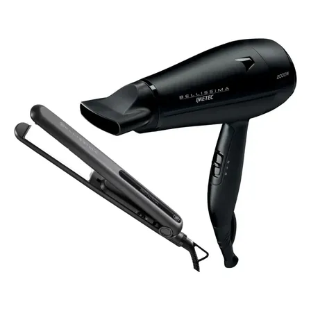 Bellissima Secador De Pelo Compacto C19 + Planchita B9 100
