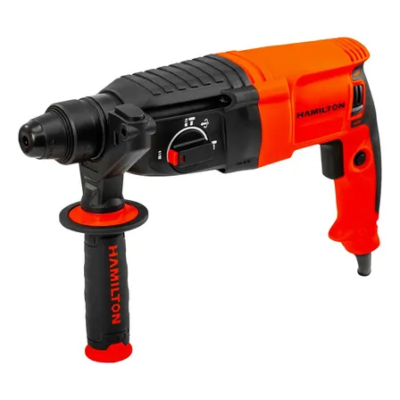 Rotomartillo 4 Func Sds Plus 800w 3j +acces Hamilton Hrm007 Color Naranja Frecuencia 50 Hz
