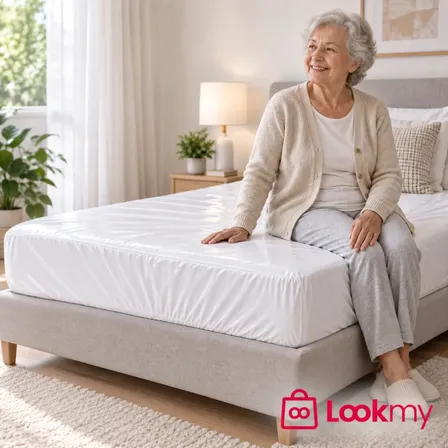 Cubre Colchon Impermeable 1 Plaza 190x80 Pvc Lookmy | Cubrecolchon Pvc Termosellada 100% Impermeable | Protector Cama orina Derrames Líquidos | Cobertor Colchón 80x190 | Funda 80 X 190 Plástico