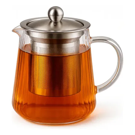 Tetera Sueska Sensa 600 Ml Vidrio Borosilicato Transparente