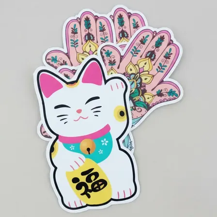Stickers Personalizados 7 X 7cm Por 100u.