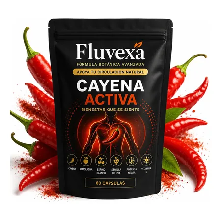 Fluvexa Capsaicina Y Cayena En Cápsulas Mejorar Circulación
