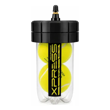 Presurizador Pelotas Padel/tenis Xpress Extra Duracion Negro
