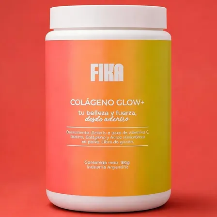Colageno Hidrolizado En Polvo Glow Up 303g Fika Suplementos Sin Sabor