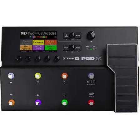 Pedal Multiefectos Line 6 POD Go Guitarra Eléctrica/Bajo Negro