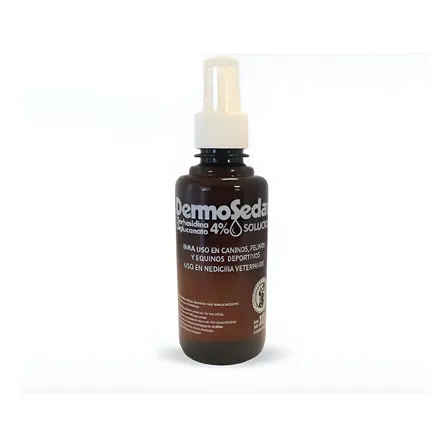 Dermosedan Clorhexidina Solución Spray Caninos Felinos 200ml Aloe Vera