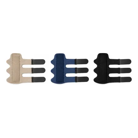 Férula Para Dedos Mano Ajustable Velcro Soporte Protector Azul Marino Universal