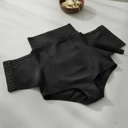 Faja Bombacha Reductora Control Abdomen Tiro Alto Negro Xxl